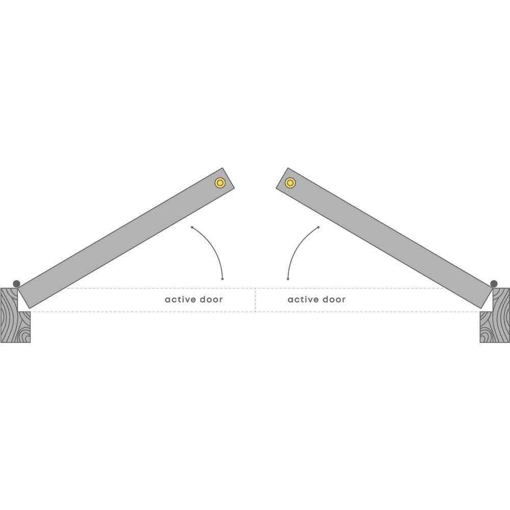 Arvika Polar White Solid Core Composite Prehung Interior Door