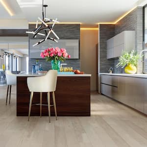 Granada Hickory 3/8 in. T x 6.5 in. W Water Resistant Wirebrushed Engineered Hardwood Flooring (23.6 sq. ft./case)