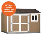 The Tahoe Series Lakeridge Installed Storage Shed 10 ft. x 12 ft. x 8 ft.10 in. (120 sq. ft.)