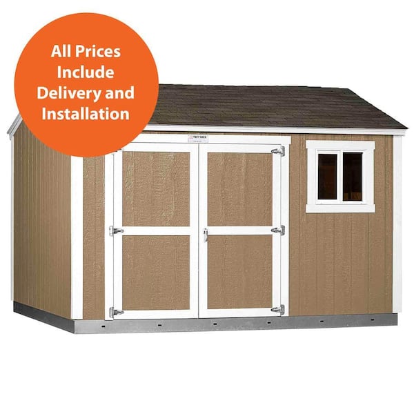 Tuff Shed Tahoe Series Lakeridge Installed Storage Shed 10 ft. x 12 ft. x 8 ft. 10 in. (120 sq. ft.) 7 ft. High Sidewall