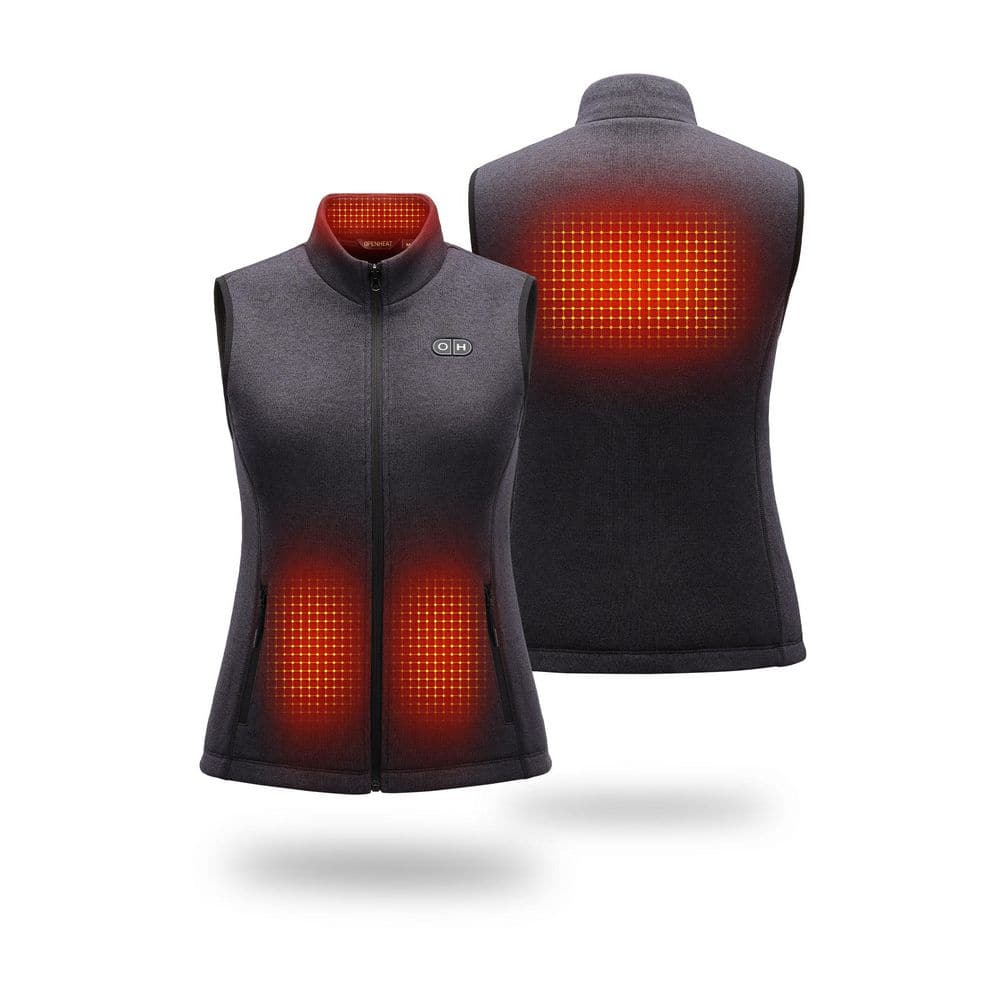 Women's X-Large Black Fleece Heated Vest (Vest Only), Compatible with Your Battery price history on PriceWatchPro
