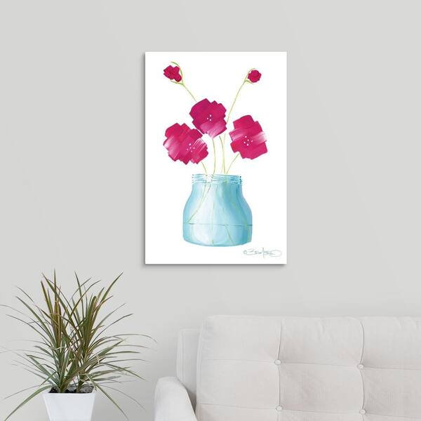 GreatBigCanvas "Flowers in a Jar I" by David Bromstad Canvas Wall Art
