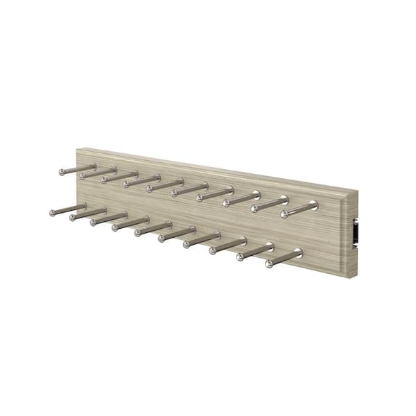 SimplyNeu 20-Hook Seashore Grey Tie Rack
