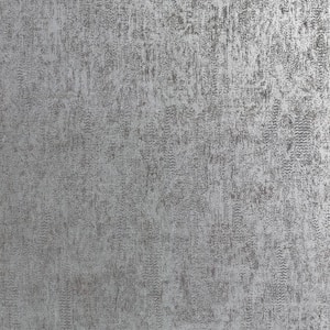 Distressed Textures Silver Paper Strippable Roll (Covers 57.8 sq. ft.)