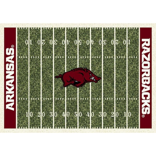 IMPERIAL University of Arkansas 4 ft. by 6 ft. Homefield Area Rug IMP