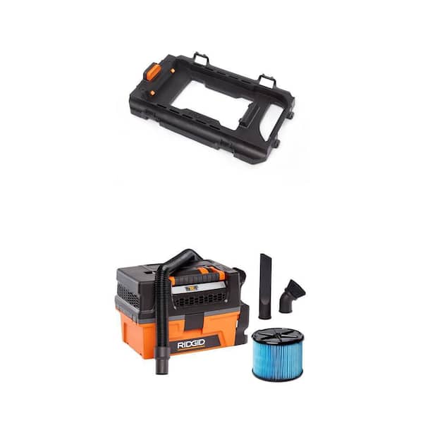 3 Gal. 5.0 Peak HP NXT Shop Vacuum with Filter & Vac-Mount Attachment for RIDGID NXT Wet Dry Vacs HD0300 Combo