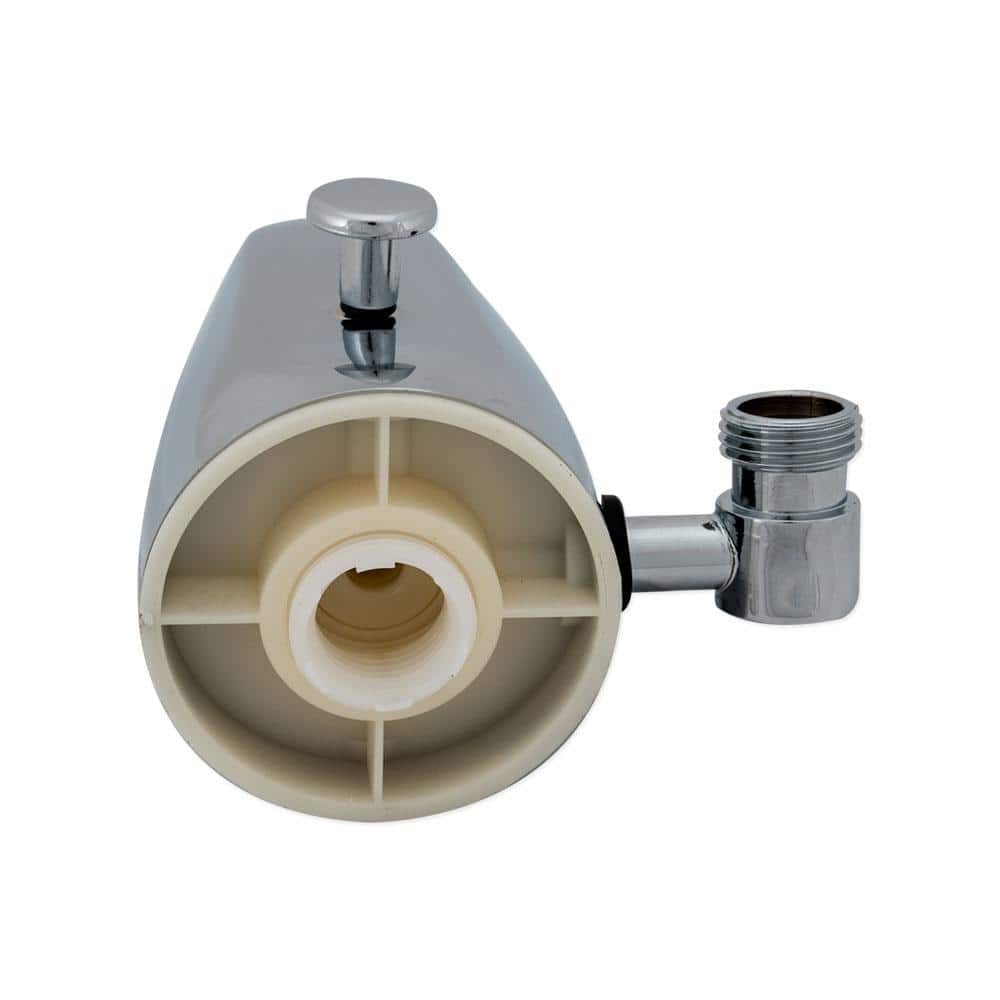 Chrome Wall Mounted Diverter Spout with Side Outlet