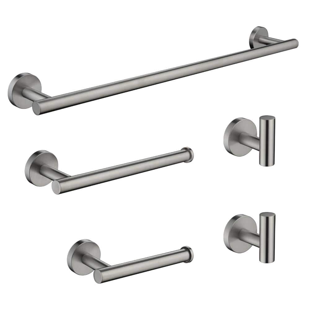 Avex 5-Piece Bath Hardware Set in Brushed Nickel price history on PriceWatchPro