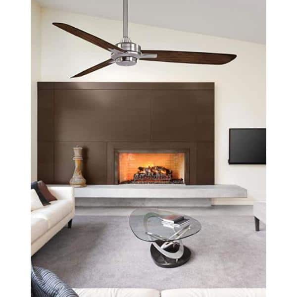 F729-BN Minka Aire Steal 54" Ceiling Fan Brushed Nickel 