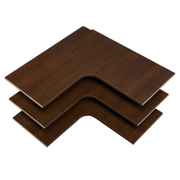 Delta Delta Adjustable 3-Tier Light Oak Premium Decorative Wall Shelf Kit  with Shelves PS3000AO-3 - The Home Depot