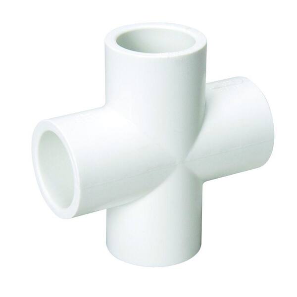 Mueller Streamline 3/4 in. PVC Pressure S x S x S x S Cross