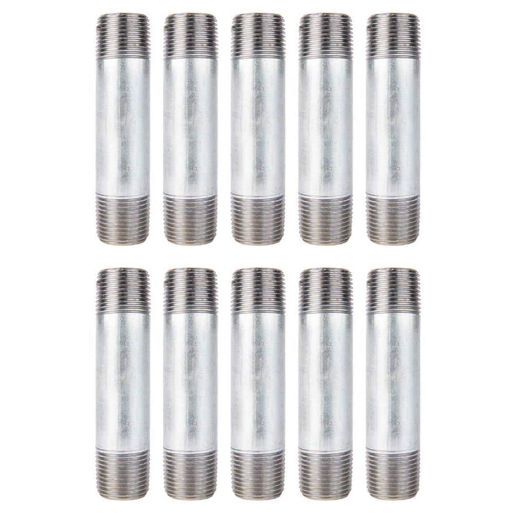 1/2 in. x 3-1/2 in. Galvanized Steel Nipple (10-Pack) price history on PriceWatchPro