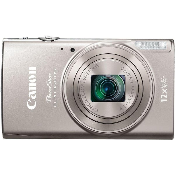 Canon PowerShot ELPH 360 HS Digital Camera in Silver