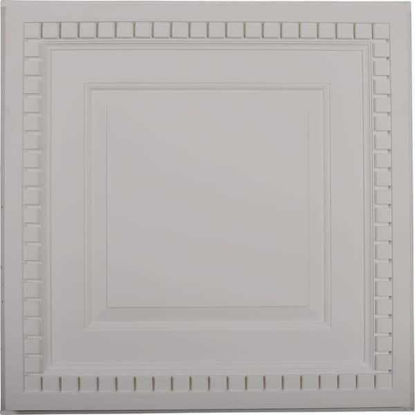 Ekena Millwork 1-5/8 in. x 23-3/4 in. x 23-3/4 in. Polyurethane Dentil Ceiling Tile