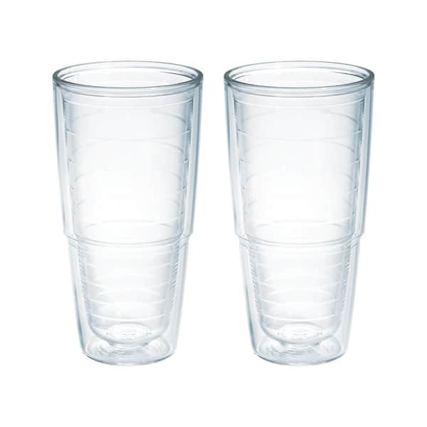 Forestående kutter internettet Tervis Clear 24 oz. 2-Pack Plastic Double Walled Insulated Tumbler No Lid  1001833 - The Home Depot