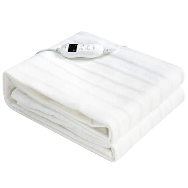 Gymax 54''x75'' Electric Blanket Heated Mattress Pad Twin Size w/Overheat Protection