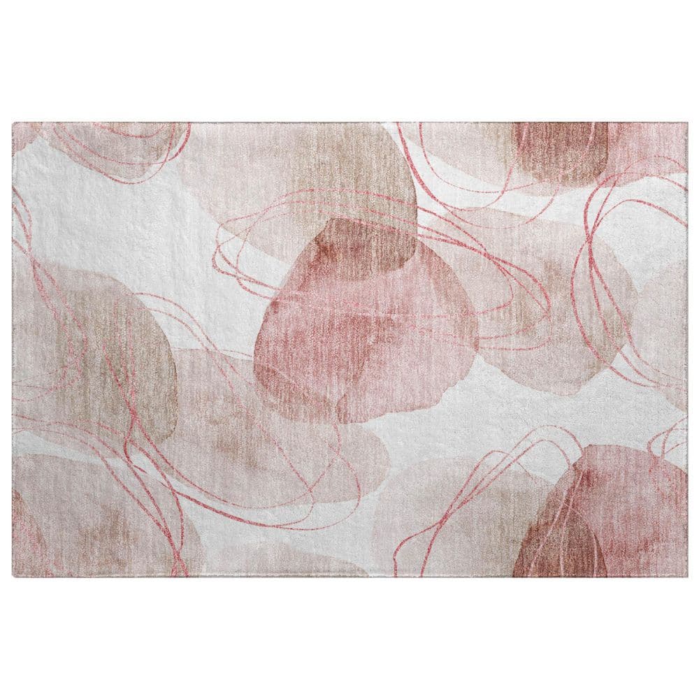 Dream Shag Premium Machine Washable Abstract ADS544 Merlot 2 ft. x 3 ft. Accent Rug price history on PriceWatchPro