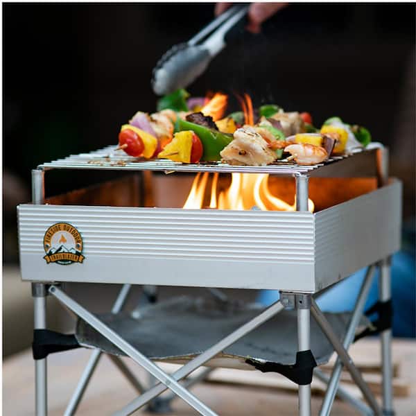 Fireside Outdoor Trailblazer 12 In X, Outdoor Fire Pit Cooking Grill Grater