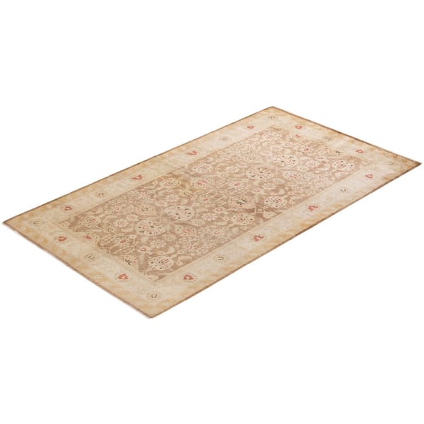 Mogul One-of-a-Kind Traditional Brown 4 ft. 4 in. x 7 ft. 7 in. Oriental Area Rug