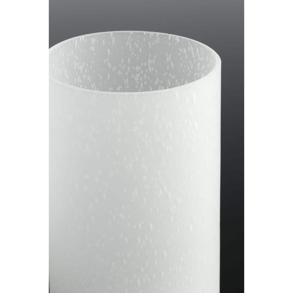 Hawthorne Black Aluminum Outdoor Lantern with Etched Seeded Glass