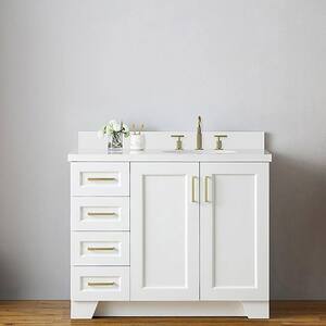 Taylor 42 in. W Vanity Cabinet Only in White