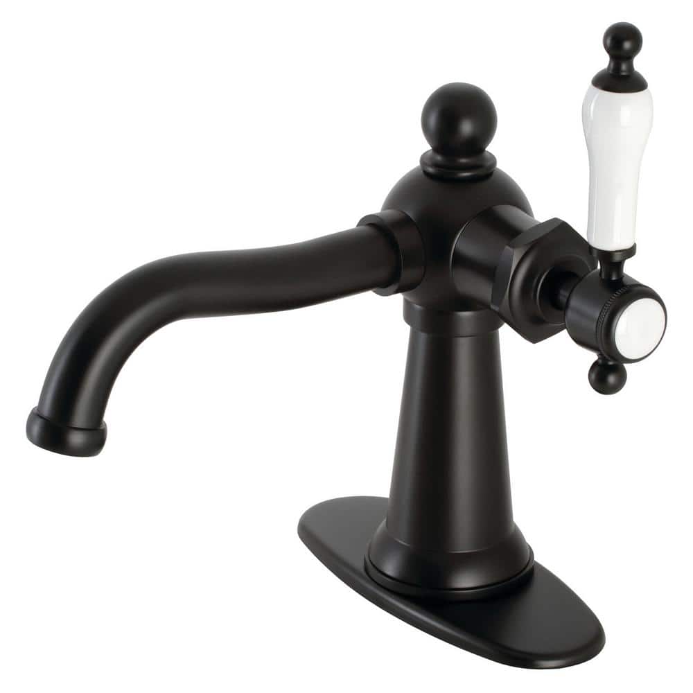 Kingston Brass Nautical SingleHandle Single Hole Bathroom Faucet in