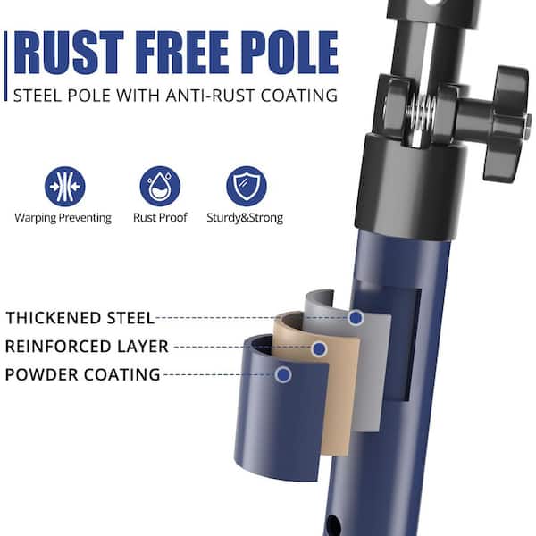 Cabinet Jacks For Installing Cabinets, 49-1/5 To 114-1/5 Third Hand Tools Adjustable Support Pole 3rd Hand Support System For Upper Cabinet Installation 154 Lb Capacity 4 Pcs