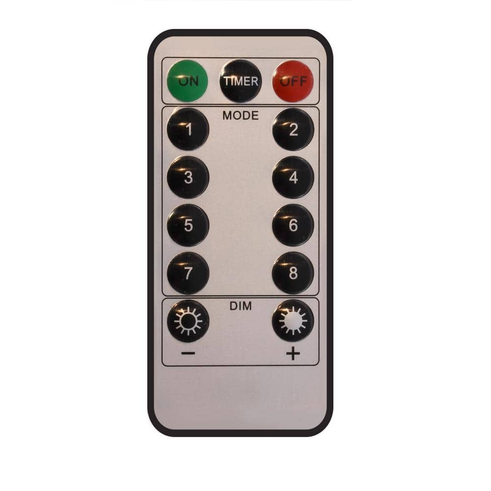 Ethereal Glow 16.5ft Warm White LED Starburst Lights with Remote - Set of 2