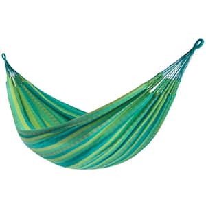 Latin 11 ft. Double Cotton Portable Hammock Bed in Viridis