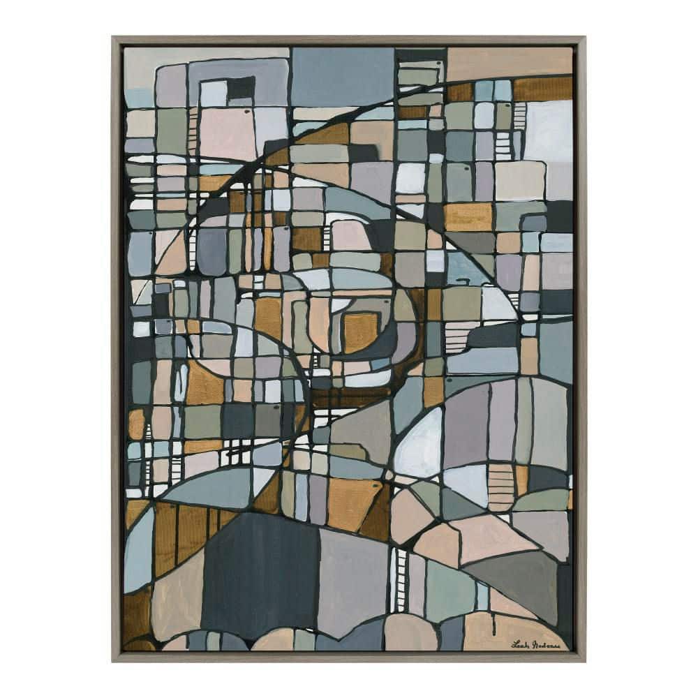"Sylvie ""Deco Nadeau"" by Leah Nadeau Framed Abstract Art Print 28 in. x 38 in." price history on PriceWatchPro