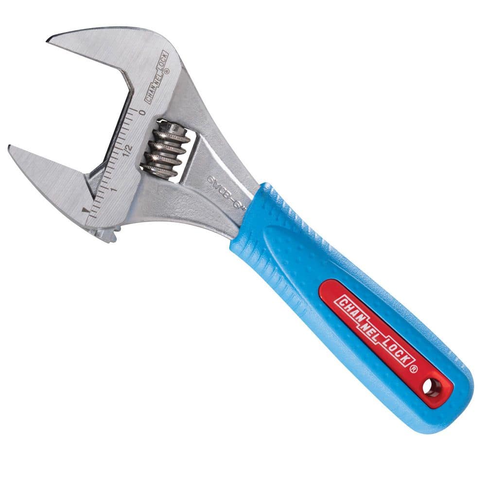 CODE BLUE 6 in. Adjustable Wrench 6WCB - The Home Depot