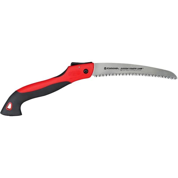 RazorTOOTH 8 in. High Carbon Steel Blade with Ergonomic Non-Slip Handle Folding Pruning Saw