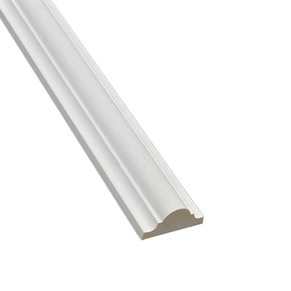 Wellco 1.5 in. x 4/5 in. x 96 in. Polyurethane Classic Wainscot Wall Panel Moulding Picture Frame Moulding