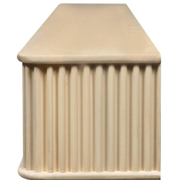 Dogberry Collections 48 in. Unfinished Smooth Timber Floating Shelf ...
