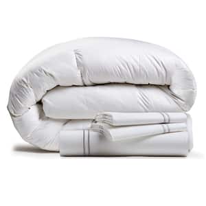 Luxury Cotton Down Insert and Duvet Cover Set Queen size Bedding Bundle