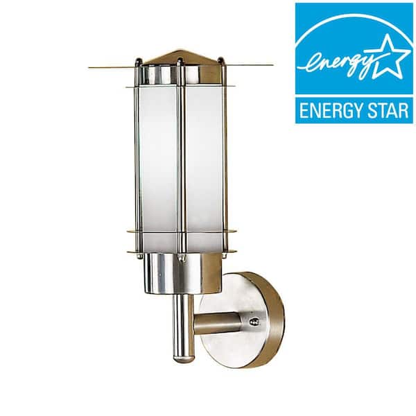 Eglo Malmo Stainless Steel Outdoor Wall Lantern Sconce