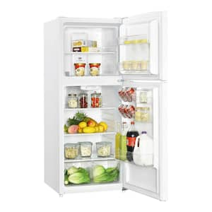 Magic Chef 7.3 cu. ft. 2-Door Mini Fridge in White with Freezer MCDR740WE -  The Home Depot