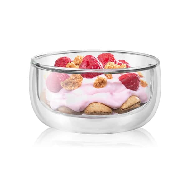 Sorrento 2-Pieces 9.5-oz. Double-Wall Glass Bowl Set