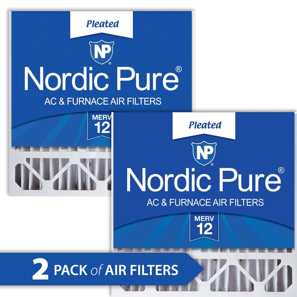 Nordic Pure 20 in. x 20 in. x 5 in. Honeywell/Lennox Replacement MERV 12-Air Filter (2-Pack)