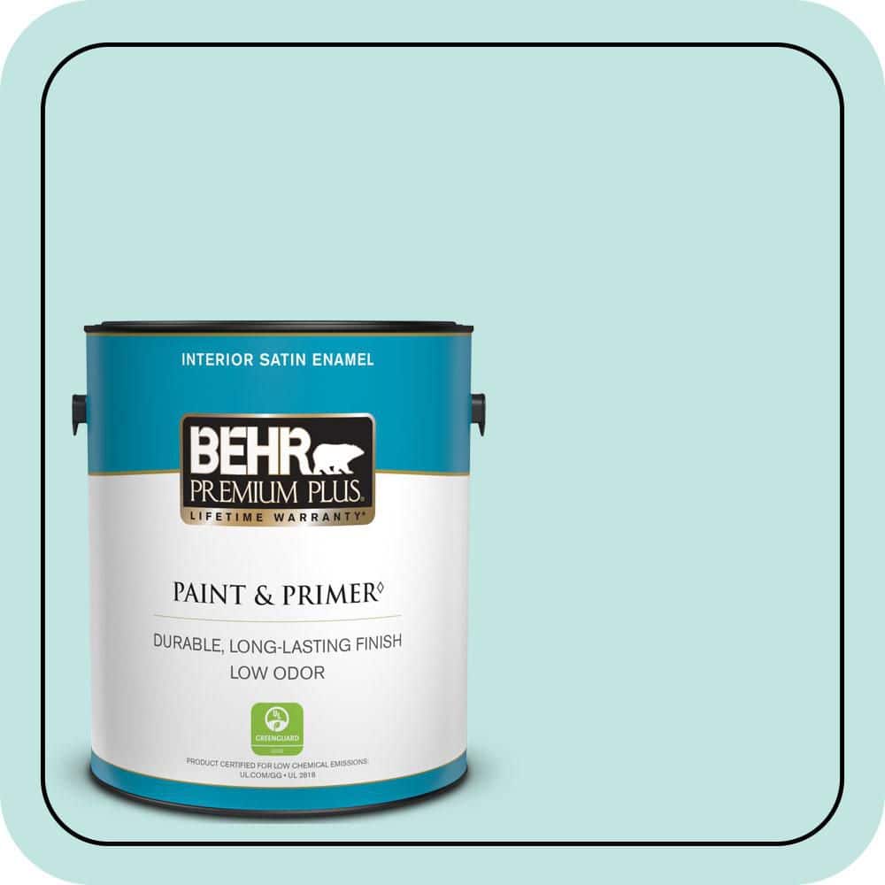 1 gal. #510C-2 Windwood Spring Satin Enamel Low Odor Interior Paint & Primer price history on PriceWatchPro