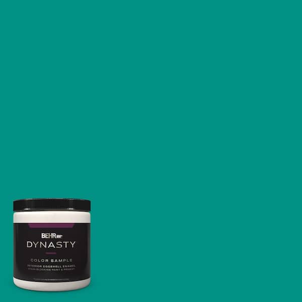 BEHR DYNASTY 8 oz. #490B-6 Emerald Coast Eggshell Enamel Stain-Blocking Interior Paint and Primer Sample