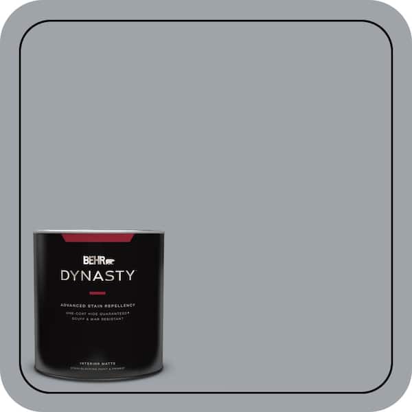 BEHR DYNASTY 1 qt. #N510-4 Supernova One-Coat Hide Matte Interior Stain-Blocking Paint and Primer