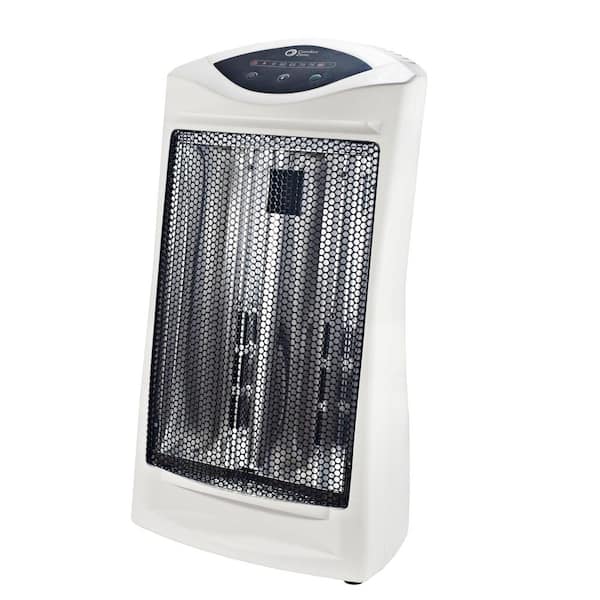 Comfort Zone 1500-Watt Electric Infrared Quartz Space Heater with ...