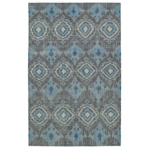 Relic Charcoal 8 ft. x 10 ft. Area Rug