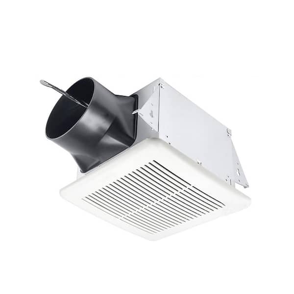 Delta Electronics ELT80-110H BreezElite 80-110 CFM Exhaust Bath Fan&#44; Adjustable High & Low Speeds & Humidity Sensor