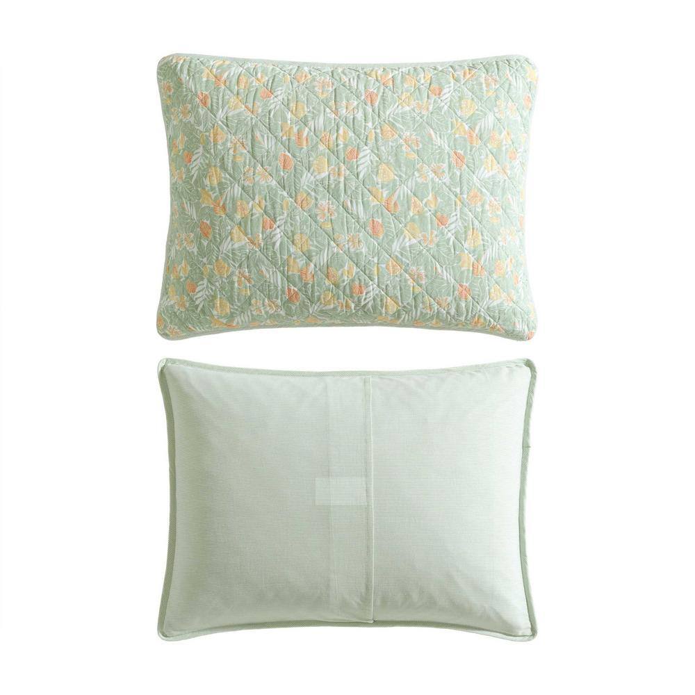 Full White Cotton Reversible Quilt Set