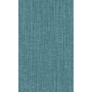 Petrol Blue Plain Printed Non-Woven Non-Pasted Textured Wallpaper 57 sq. ft.