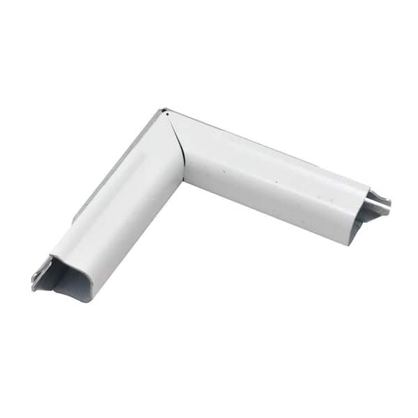 Wiremold 700 Series Metal Surface Raceway 90° Inside Elbow, White