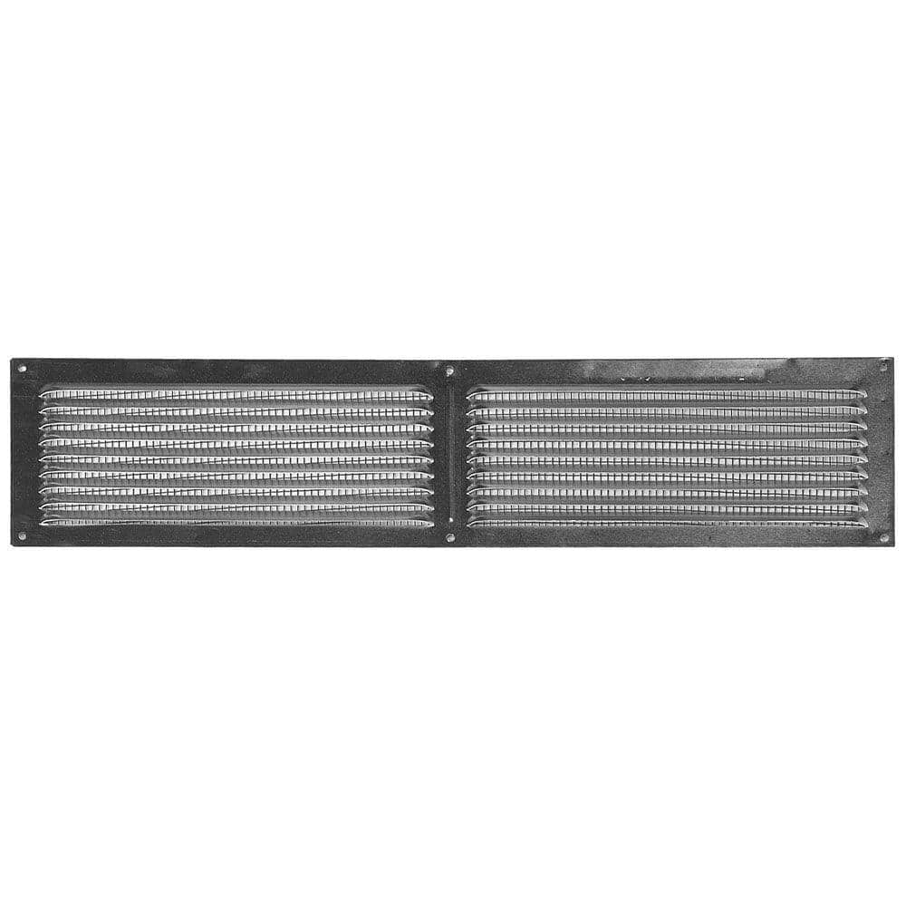 Gibraltar Building Products 4 in. x 16 in. Aluminum Face On Soffit Vent ...