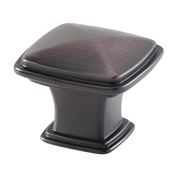 1-1/4 in. Oil Rubbed Bronze Square Cabinet Knob (25-Pack) 1-1/4 in. Oil Rubbed Bronze Square Cabinet Knob (25-Pack)